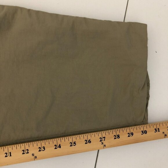 North Face Cargo Convertible Hiking Pants Shorts Men XL Tan Nylon 30" - Picture 11 of 11